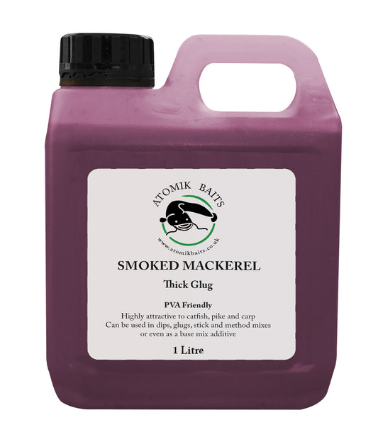 Smoked Mackerel - Glug, Particle Feed, Liquid Additive, Dip -1 Litre 1000ml